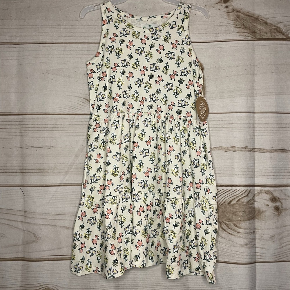 Dip Girls Dress With Pockets Floral Size‎ XS 4-5